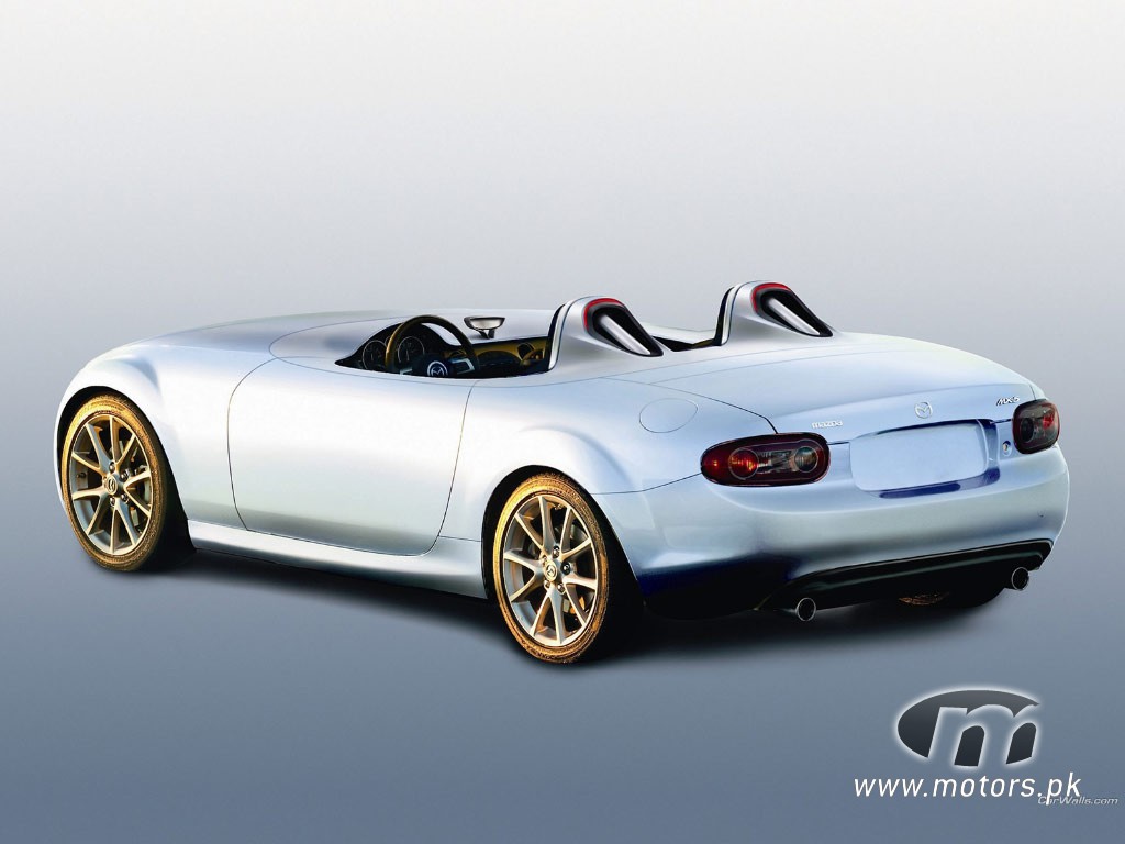 Mazda MX-5 Superlight Concept white light car